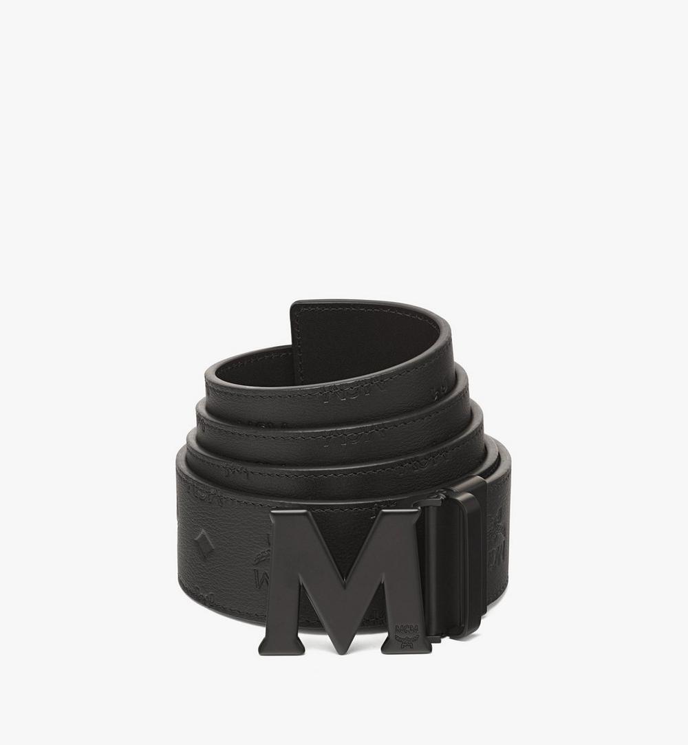 Claus M Reversible Belt 1.75” in Embossed Monogram Leather 1